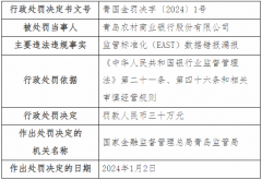 并被罚款10万元2026年1月10日东方财富网